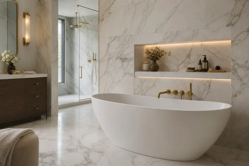 Marble Master Bath